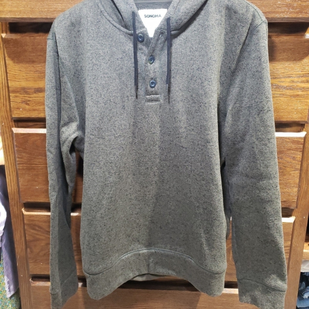 Sonoma Women's Gray Hoodie Sweatshirt